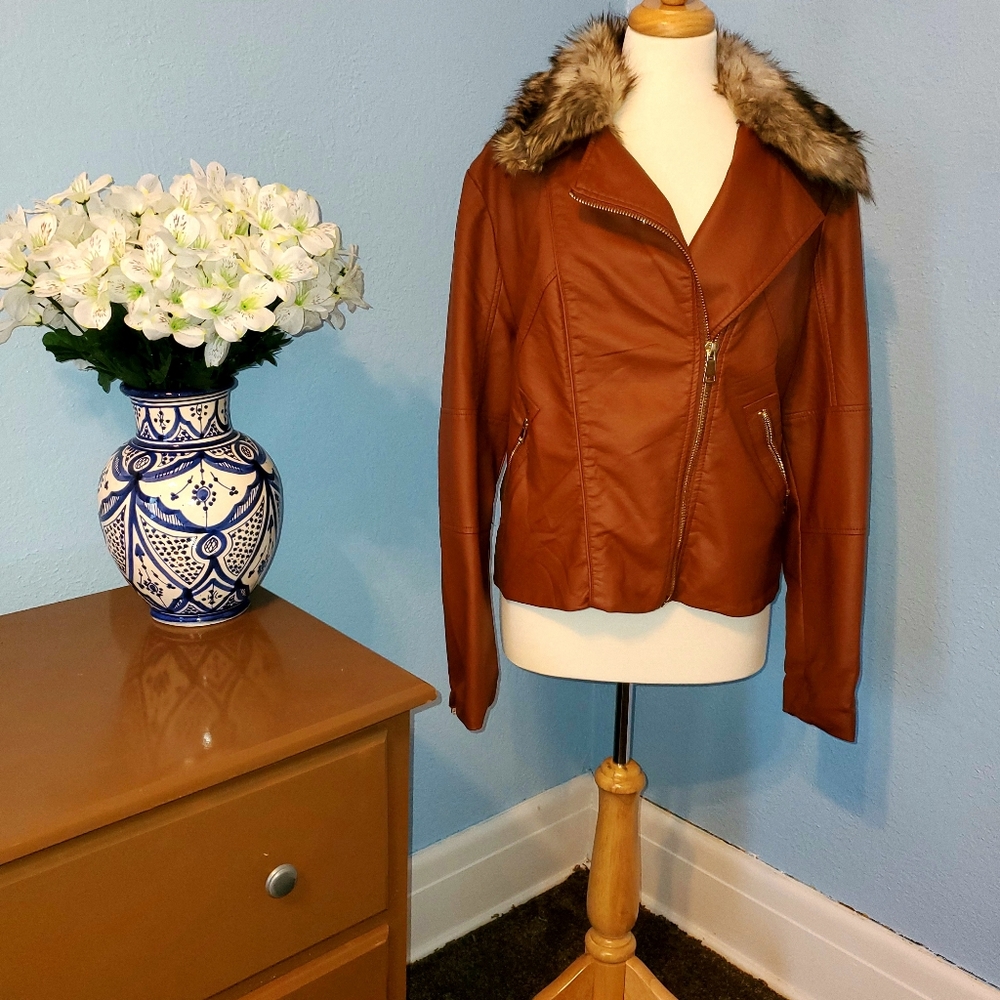 Leather jacket